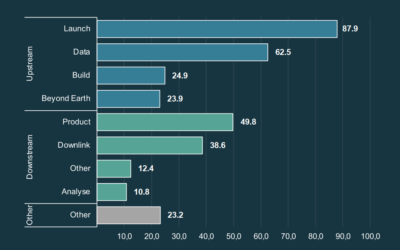 Employment in the German NewSpace Industry (average FTE numbers by Value Chain Segmentation 2020)