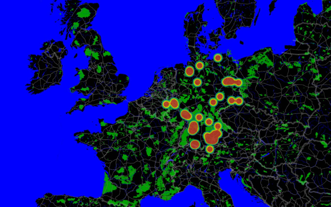 NewSpace Heat Map Germany 2020